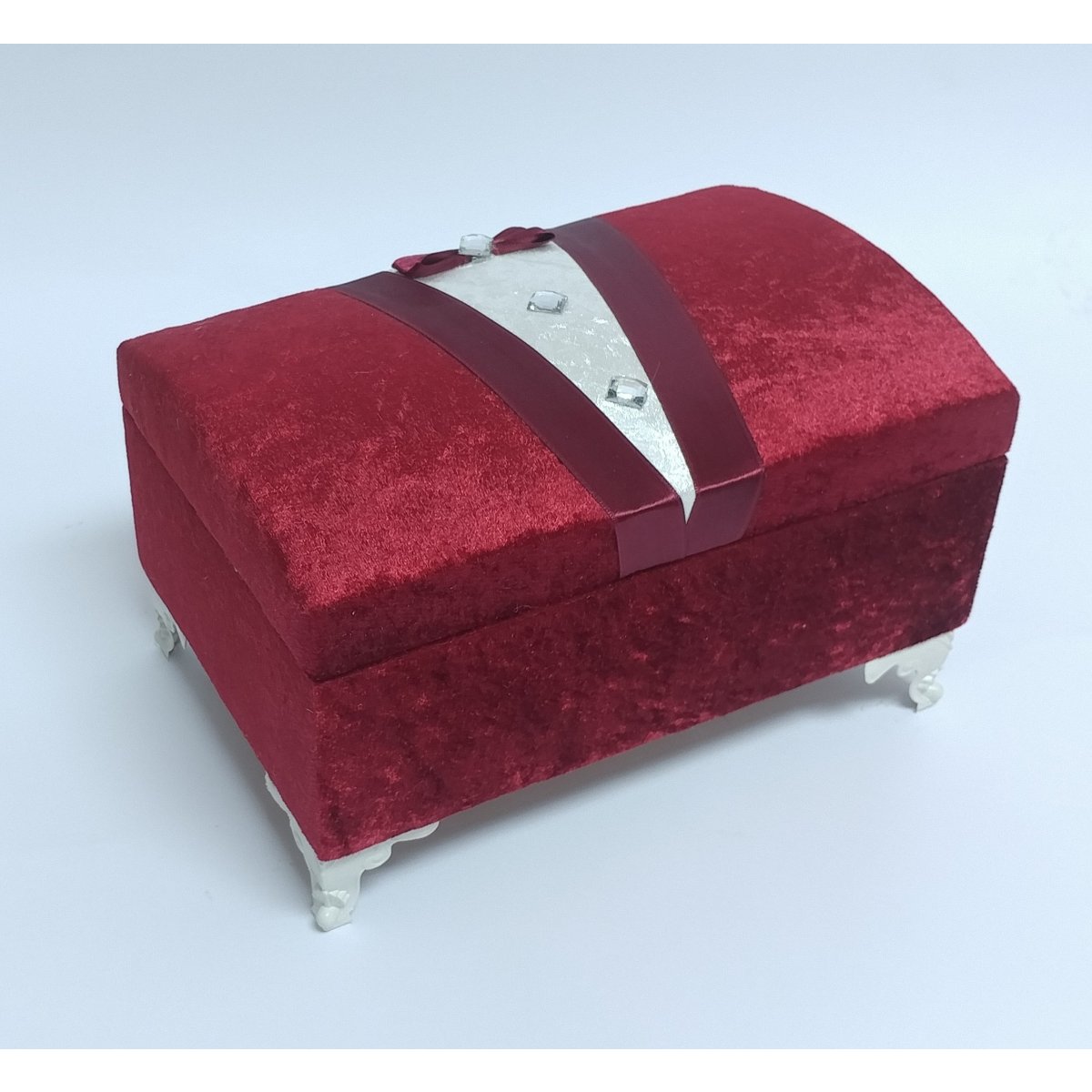 ÇEYİZ STORE DAMAT TIRAŞ MALZEME SANDIĞI BORDO