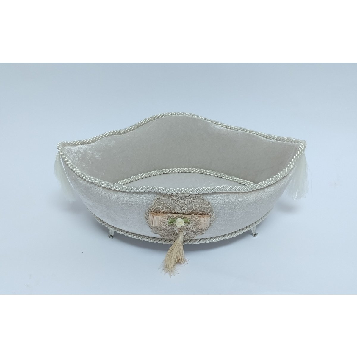 ÇEYİZ STORE KADİFE GONDOL HAVLULUK VİZON